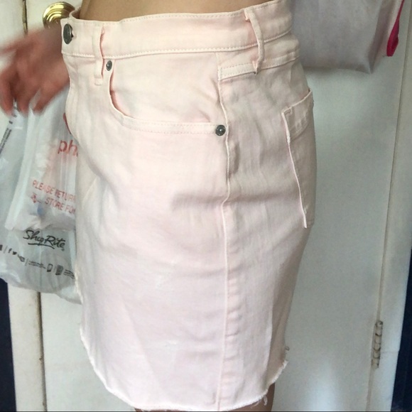 Express light pink pencil skirt - Picture 2 of 5